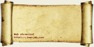 Nikolina Jakšić vizit kartica